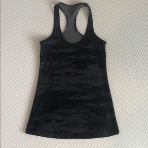 RARE Lululemon Camouflage cool racer back tank top